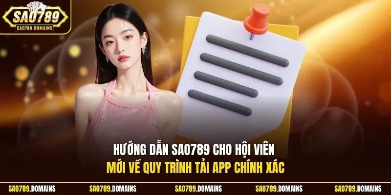 Hướng dẫn Sao789 cho hội viên mới về quy trình tải app chính xác